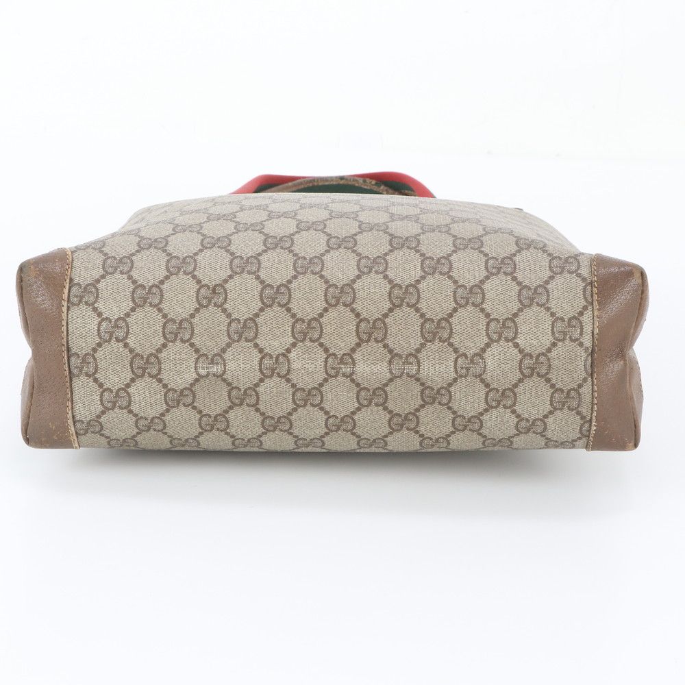 Gucci GG Supreme Sherry Line 002 58 Leather Tote Bag Shoulder — view 6