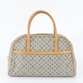 Louis Vuitton Monogram Mini Marie Blue Leather Canvas Handbag Tote