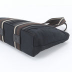 Hermes Troca Horizontal PM Leather Canvas Tote Bag — view 4