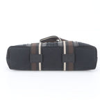 Hermes Troca Horizontal PM Leather Canvas Tote Bag — view 6
