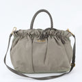 Prada Tessuto Nylon Leather 2-Way Shoulder Bag Crossbody Hand