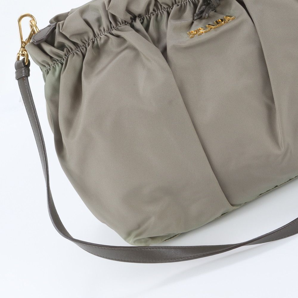 Prada Tessuto Nylon Leather 2-Way Shoulder Bag Crossbody Hand — view 2