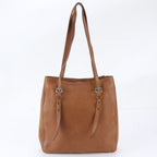 Prada Leather Tote Bag Shoulder Hand Brown — view 3