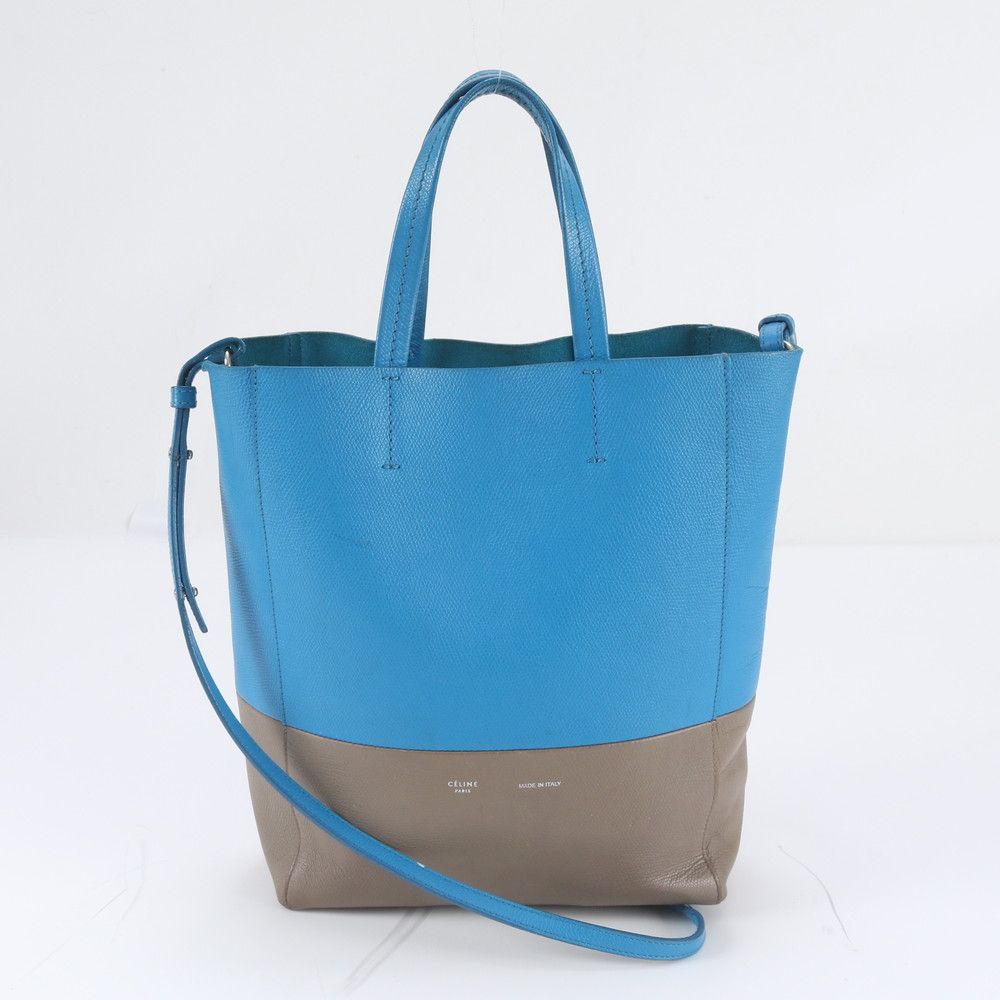 Celine Small Vertical Cabas Leather 2-Way Shoulder Bag Crossbody Hand