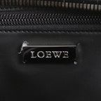 Loewe Repeat Anagram Leather Business Document Tote Bag Black — view 8