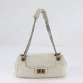 Chanel Boutique 2.55 Perforated Leather Shoulder Bag