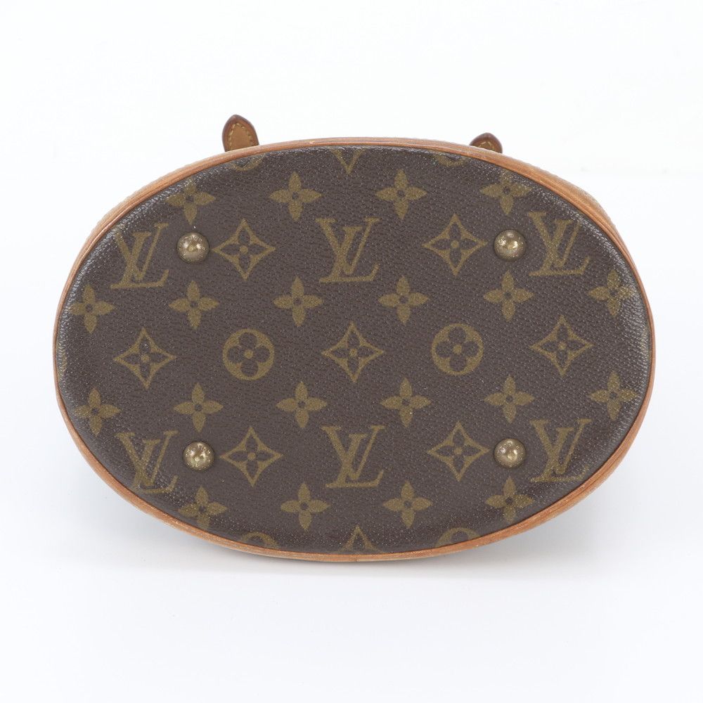 Louis Vuitton Monogram Bucket PM Leather Tote Bag Shoulder — view 6