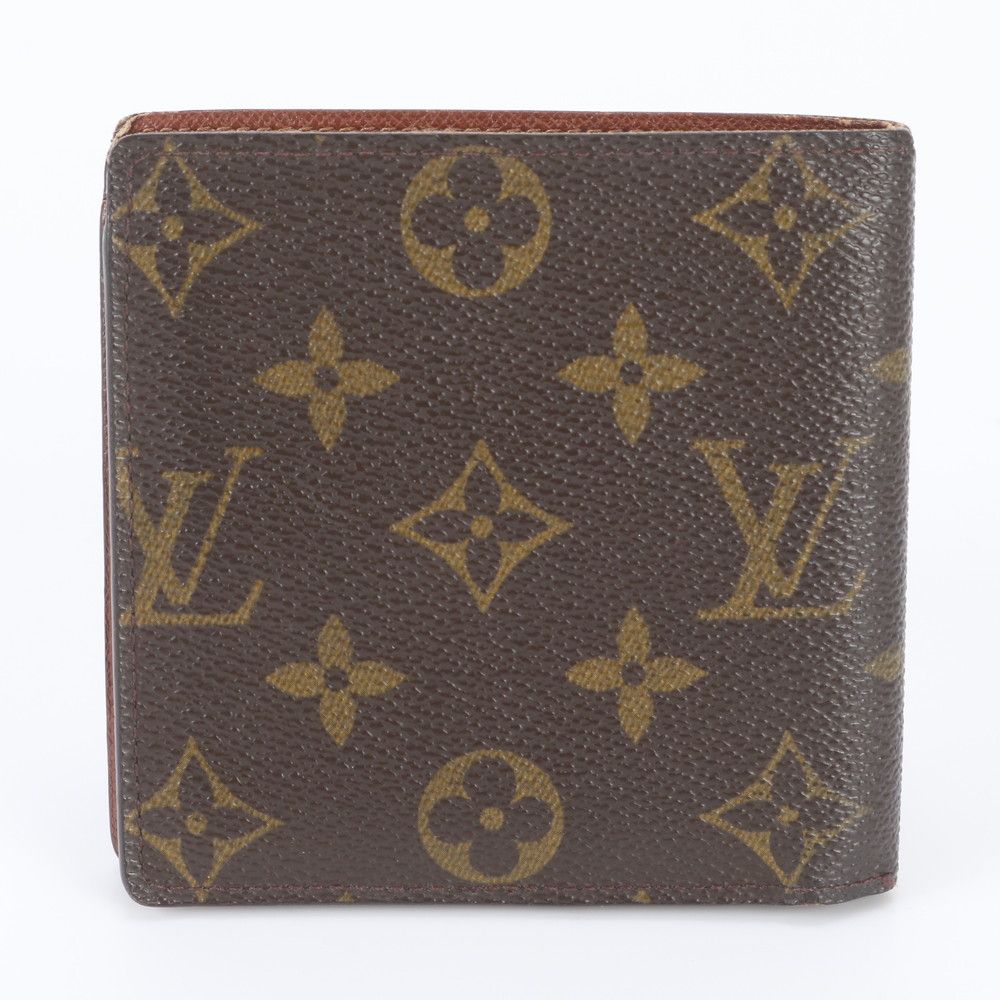 Louis Vuitton Monogram Portefeuille Cartes Credit Monet Leather Bifold Wallet — view 2