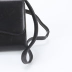 Gucci Vintage Leather Shoulder Bag Tote Hand Black — view 2