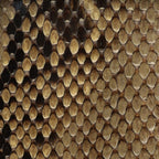Saint Laurent Vintage Python Leather Shoulder Bag Hand Brown — view 8