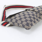 Gucci GG Canvas Leather Belt Bag Body Waist Pouch — view 5