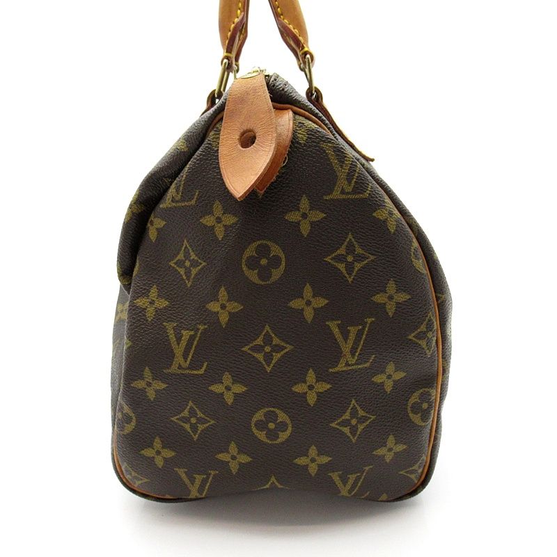 Louis Vuitton Speedy 30 Monogram Handbag Brown — view 3
