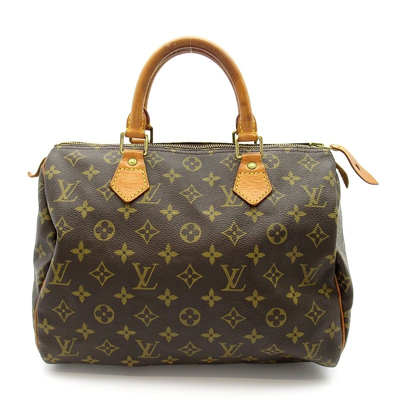 Louis Vuitton Speedy 30 Monogram Handbag Brown