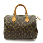 Louis Vuitton Speedy 30 Monogram Handbag Brown