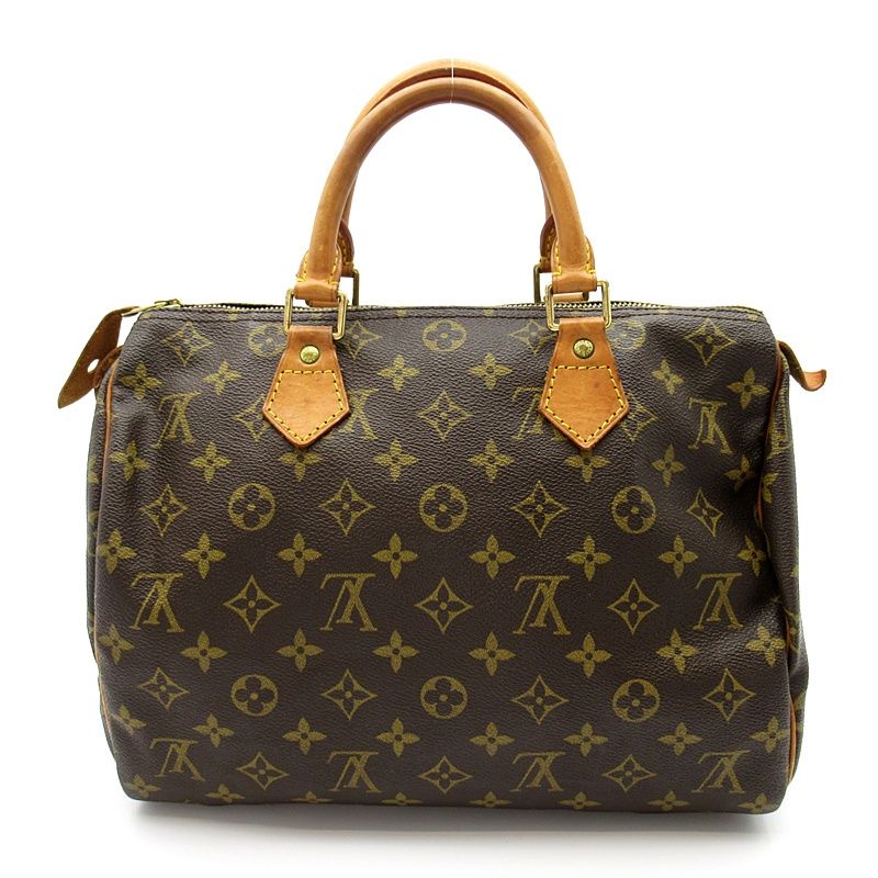 Louis Vuitton Speedy 30 Monogram Handbag Brown — view 4