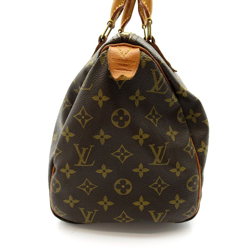Louis Vuitton Speedy 30 Monogram Handbag Brown — view 5
