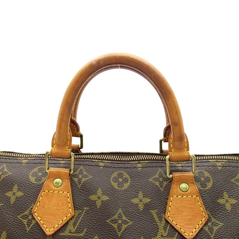 Louis Vuitton Speedy 30 Monogram Handbag Brown — view 2
