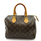 Louis Vuitton Speedy 25 Monogram Handbag Brown