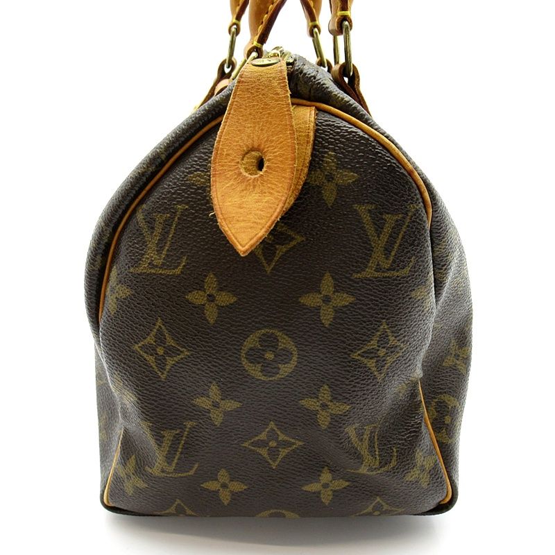 Louis Vuitton Speedy 25 Monogram Handbag Brown — view 3