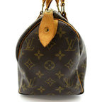 Louis Vuitton Speedy 25 Monogram Handbag Brown — view 3