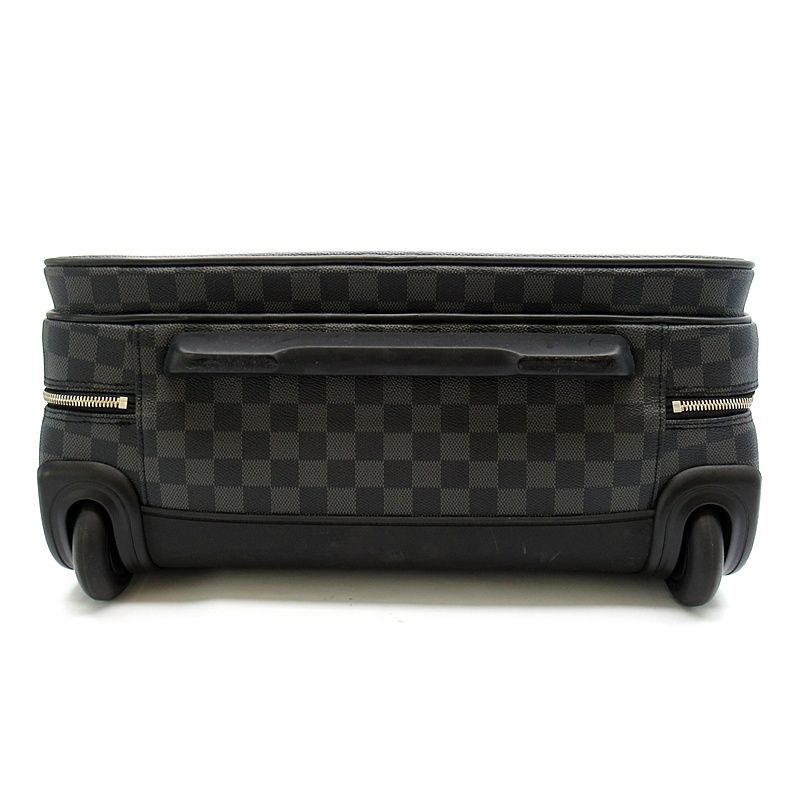 Louis Vuitton Pilot Case Damier Graphite Travel Bag Black Gray — view 6