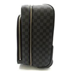 Louis Vuitton Pilot Case Damier Graphite Travel Bag Black Gray — view 3