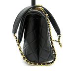 Chanel Coco Handle XS 2-Way Handbag Caviar Leather Black Medium — view 2