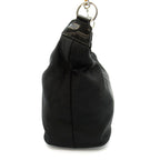 Gucci Bamboo Handbag Nylon Leather Black — view 3