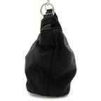 Gucci Bamboo Handbag Nylon Leather Black — view 5