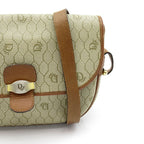 Dior Honeycomb Shoulder Bag Leather Beige — view 2