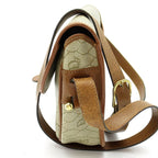 Dior Honeycomb Shoulder Bag Leather Beige — view 3