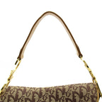 Dior Trotter Saddle Bag Canvas Leather Brown — view 2