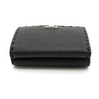 Fendi Compact Wallet Leather Black — view 3