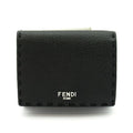 Fendi Compact Wallet Leather Black