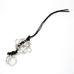Loewe Anagram Key Holder Calfskin Brass Black