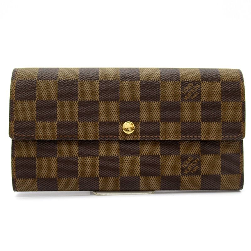 Louis Vuitton Portefeuille Sarah Damier Brown Wallet