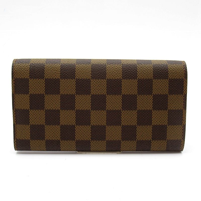 Louis Vuitton Portefeuille Sarah Damier Brown Wallet — view 2