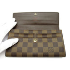 Louis Vuitton Portefeuille Sarah Damier Brown Wallet — view 6