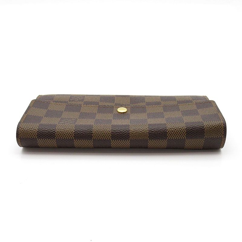 Louis Vuitton Portefeuille Sarah Damier Brown Wallet — view 3