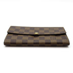 Louis Vuitton Portefeuille Sarah Damier Brown Wallet — view 4