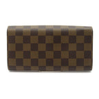 Louis Vuitton Portefeuille Sarah Damier Brown Wallet — view 2