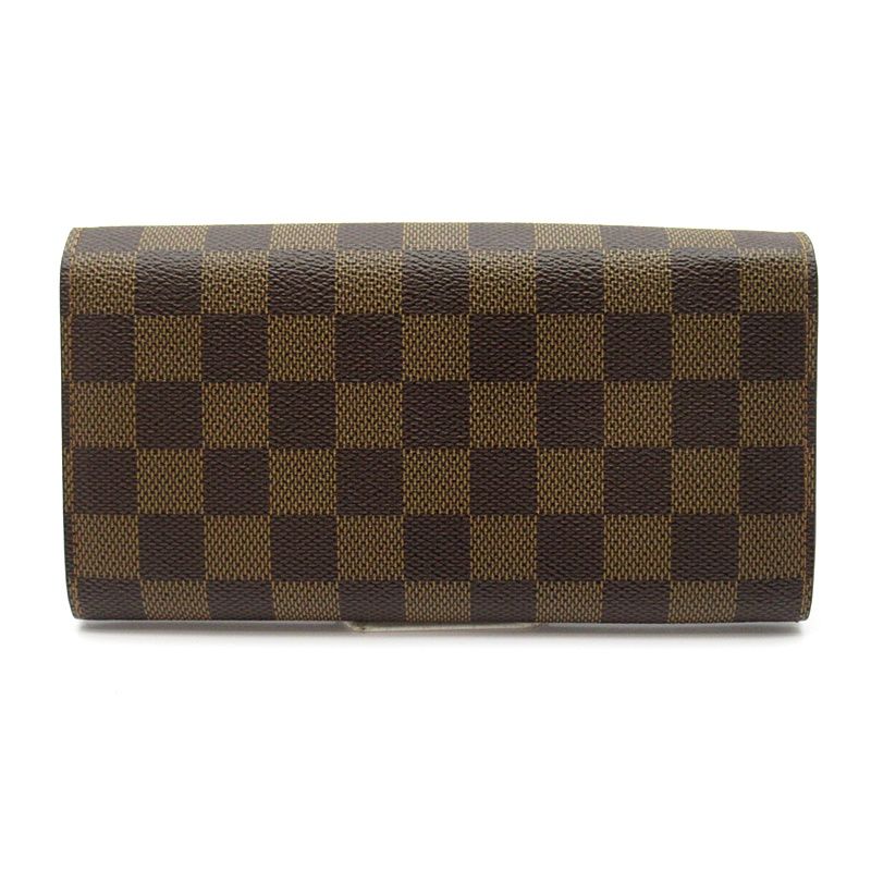Louis Vuitton Portefeuille Sarah Damier Brown Wallet — view 2