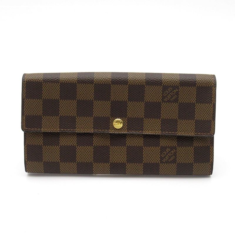 Louis Vuitton Portefeuille Sarah Damier Brown Wallet