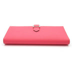 Hermes Bearn Soufflet Veau Epsom Rose Azalea — view 4