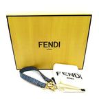 Fendi Selleria Baguette 2-Way Shoulder Bag Leather Blue — view 8