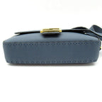 Fendi Selleria Baguette 2-Way Shoulder Bag Leather Blue — view 6