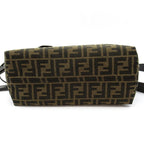 Fendi by the Way Soft Medium FF Jacquard Canvas Leather Handbag — view 6