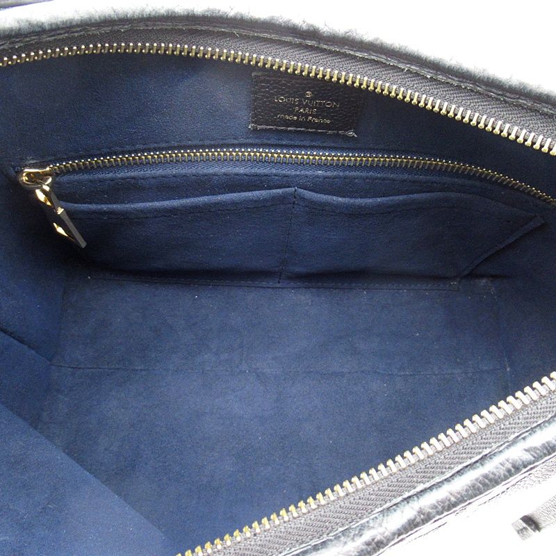 Louis Vuitton Carryall Zip NM PM Monogram Empreinte Shoulder Bag Noir — view 7