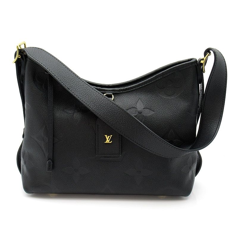 Louis Vuitton Carryall Zip NM PM Monogram Empreinte Shoulder Bag Noir