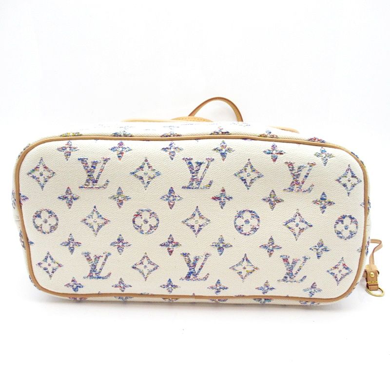 Louis Vuitton Neverfull MM Nautical Collection Monogram Jacquard Tote Bag Beige — view 6